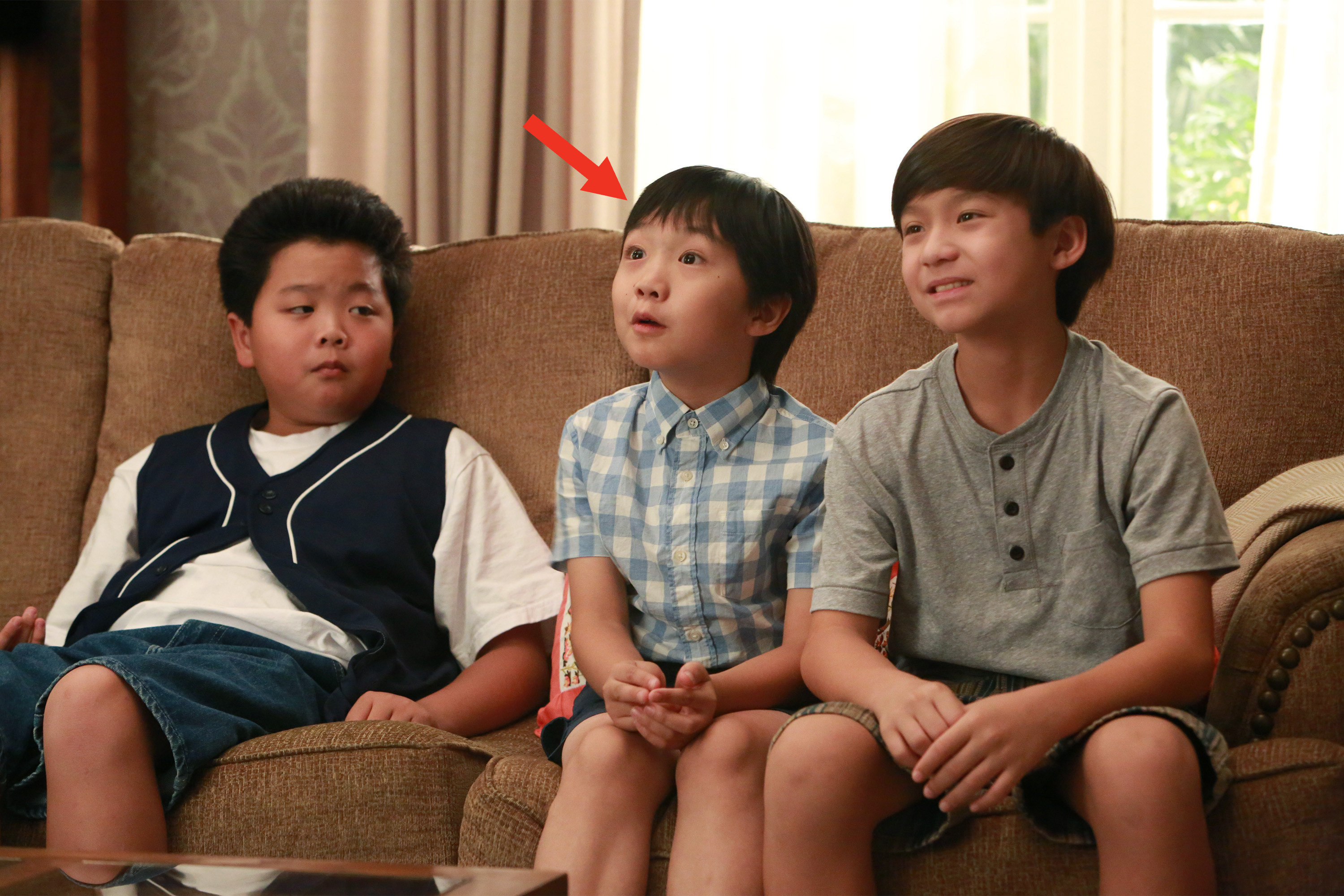 Hudson Yang, Ian Chen and Forrest Wheeler in Fresh Off the Boat