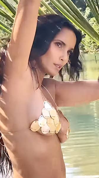 Closeup of Padma Lakshmi