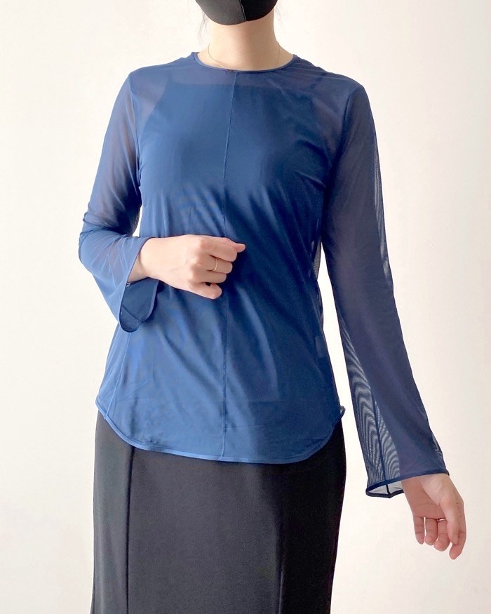 UNIQLO(ユニクロ)のおすすめトップス「シアークルーネックT(長袖)」