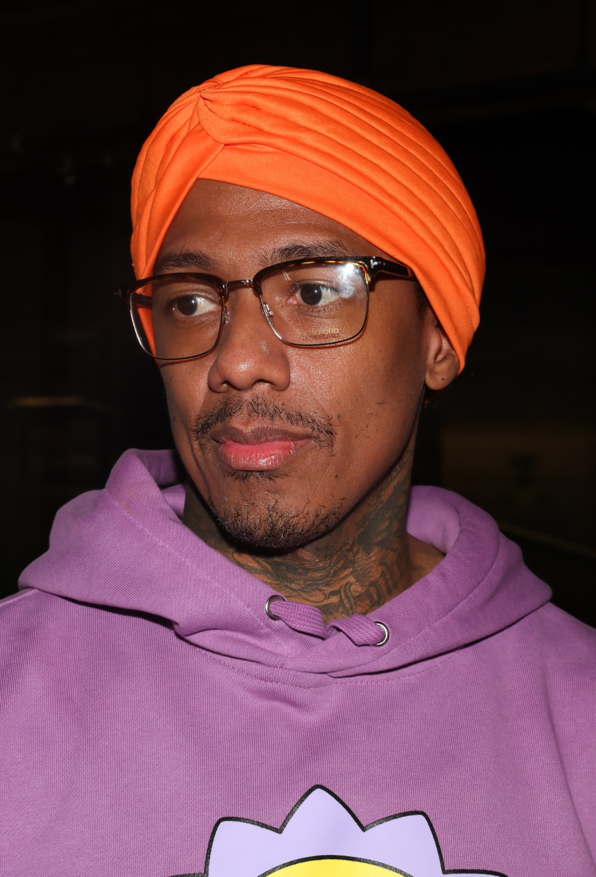 A closeup of Nick Cannon