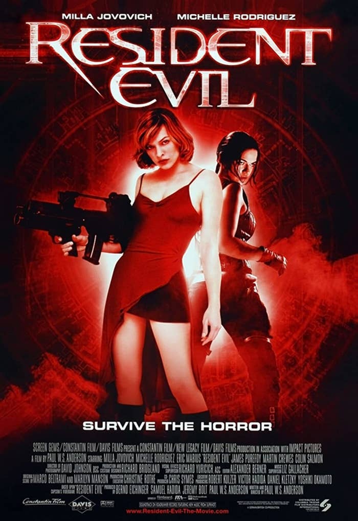Resident Evil movie poster