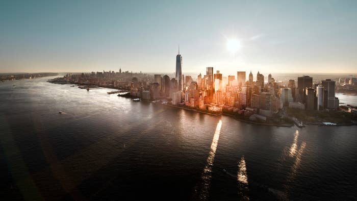 view of city and water