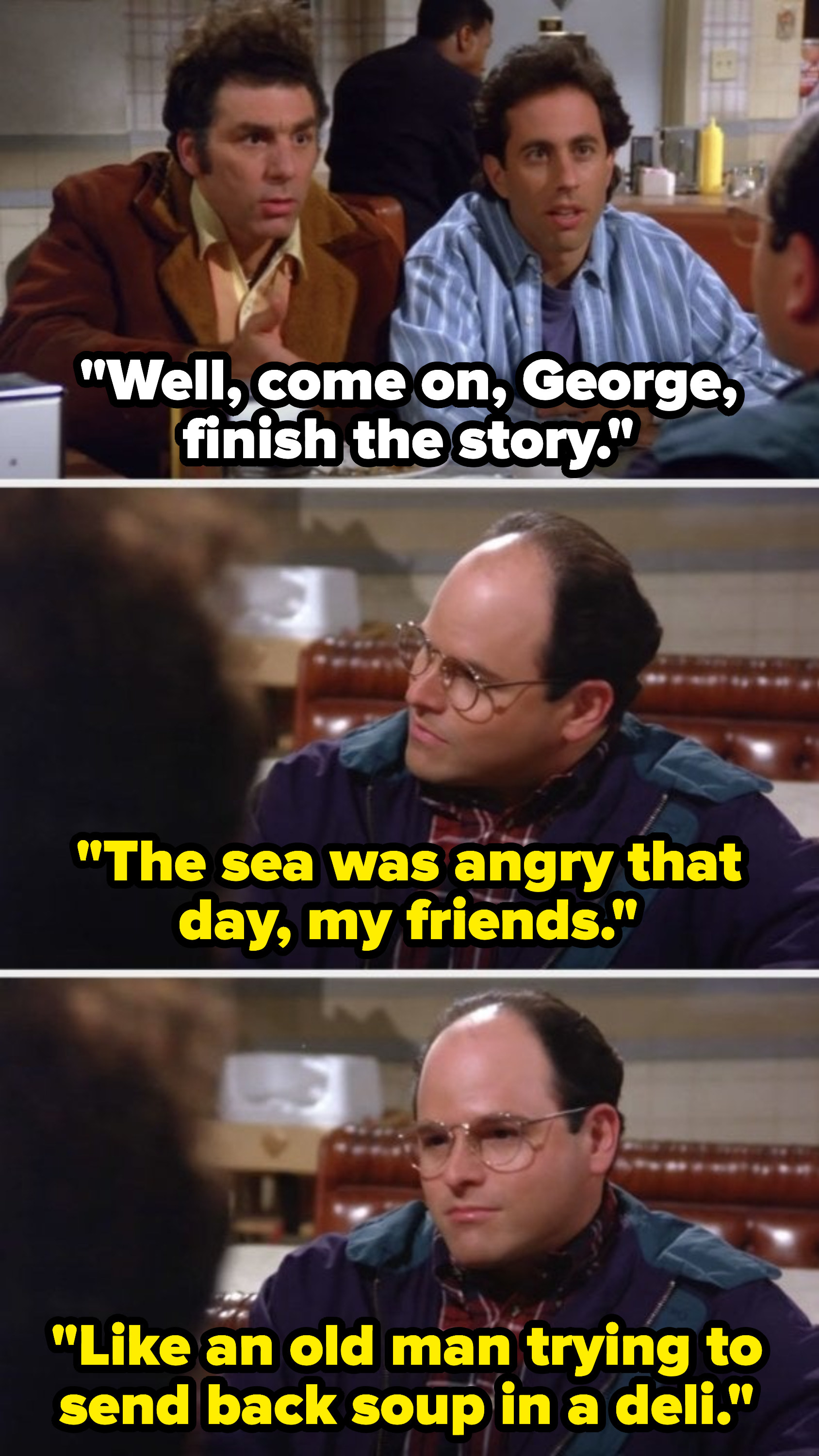 George tells his story about saving a whale