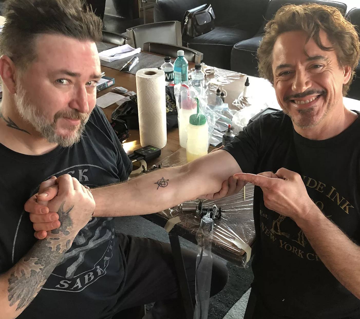 hellojoc and his legendary tattoos handwritten by some our favorite LOTR  cast members! 🔥 | Instagram