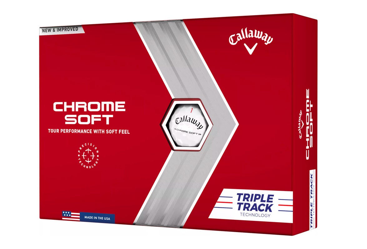 Callaway 2022 Chrome Soft Triple Track Golf Balls