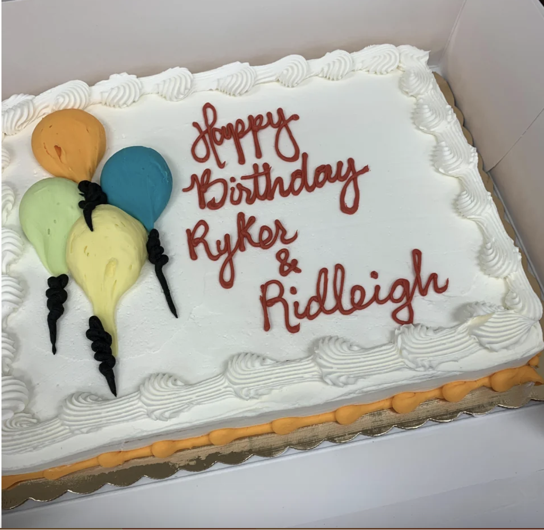 &quot;Happy Birthday Ryker and Riddleigh&quot;