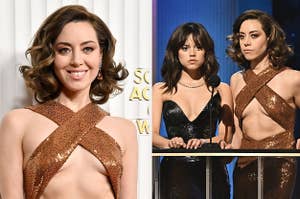 Aubrey Plaza's Stylist Shuts Down Rumors of SAG Awards Dress
