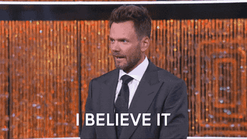 joel mchale saying i believe it