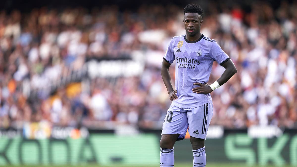 Real Madrid's match against Valencia was temporarily stopped after fans screamed racial slurs at Vinicius Jr.