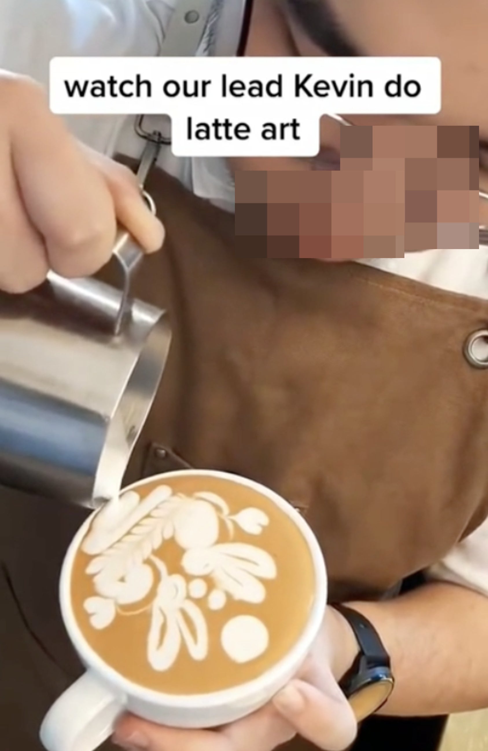 &quot;Watch our lead Kevin do latte art&quot;