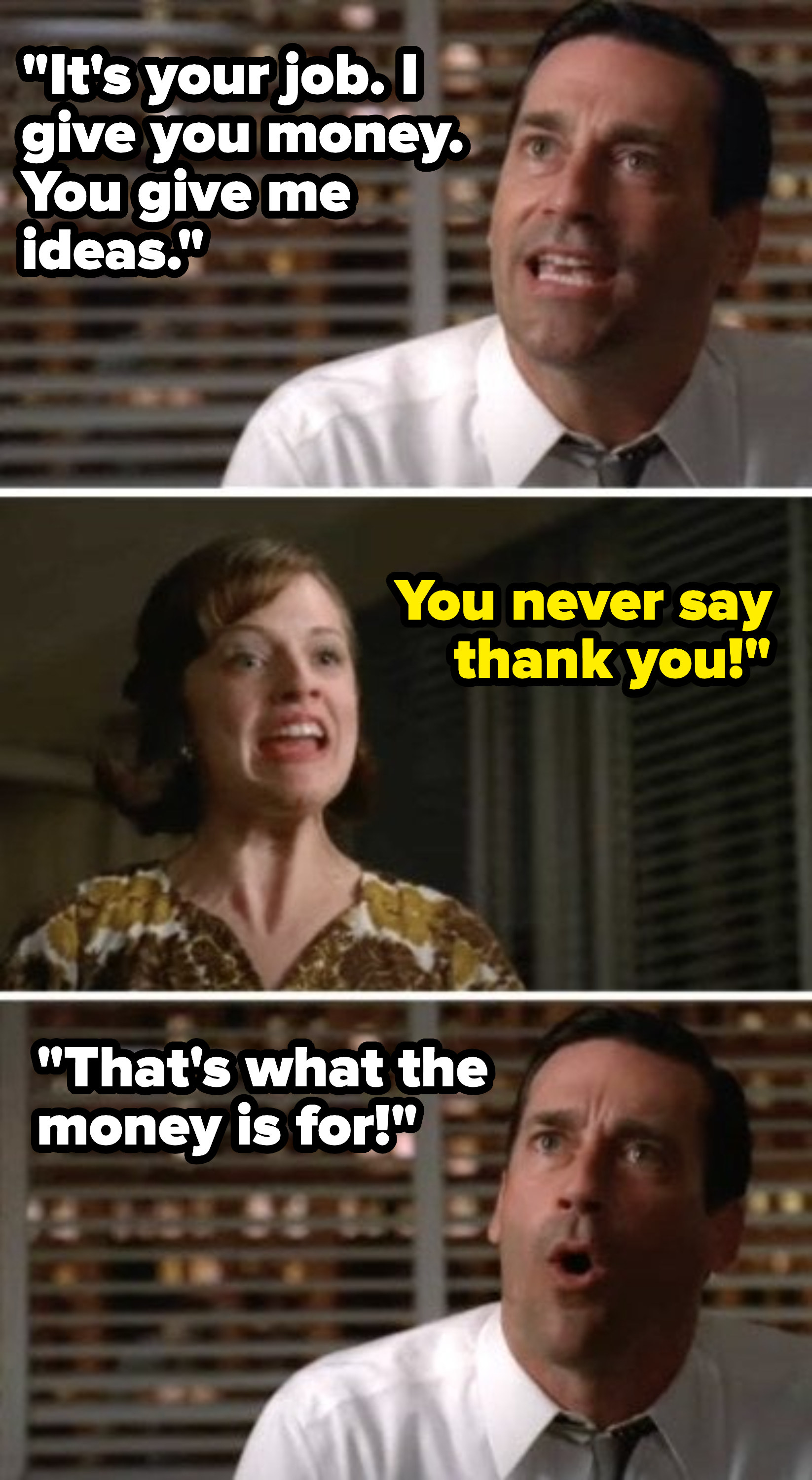 Don and Peggy argue