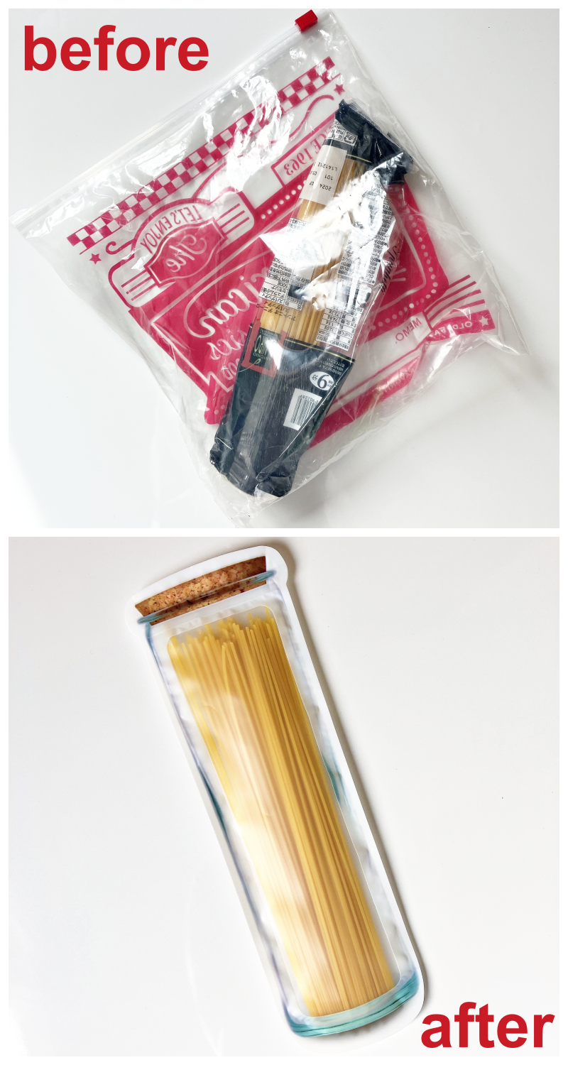 DAISO(ダイソー)のおすすめキッチングッズ「底マチジップバッグ(550ml、3枚)」