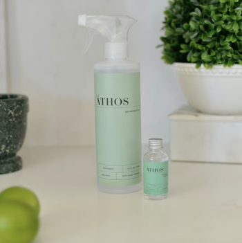 the bathroom cleaner