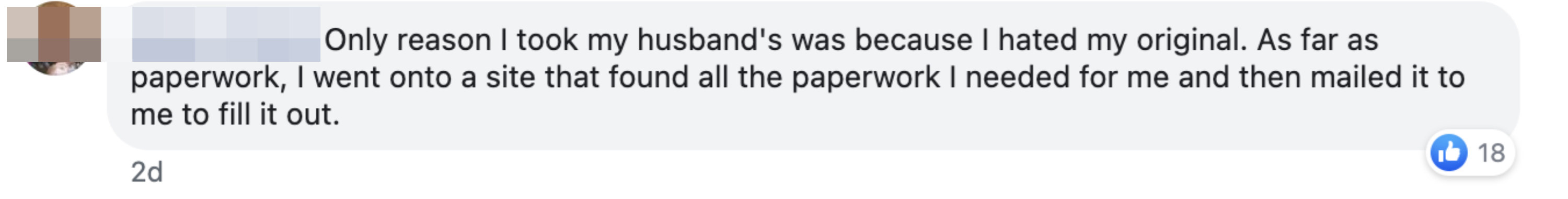 &quot;Only reason I took my husband's was because I hated my original.&quot;
