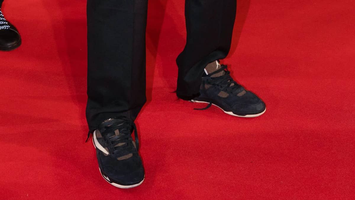 Travis Scott was spotted in a new Jordan collab.