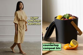 A cooling weighted comforter, a shock-resistant portable glass water bottle, and other things from our Goodful Shop you'll probably wanna treat yourself to.
