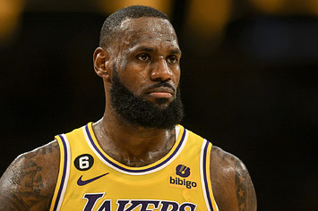 LEbron James after the Lakers got eliminated by the Nuggets