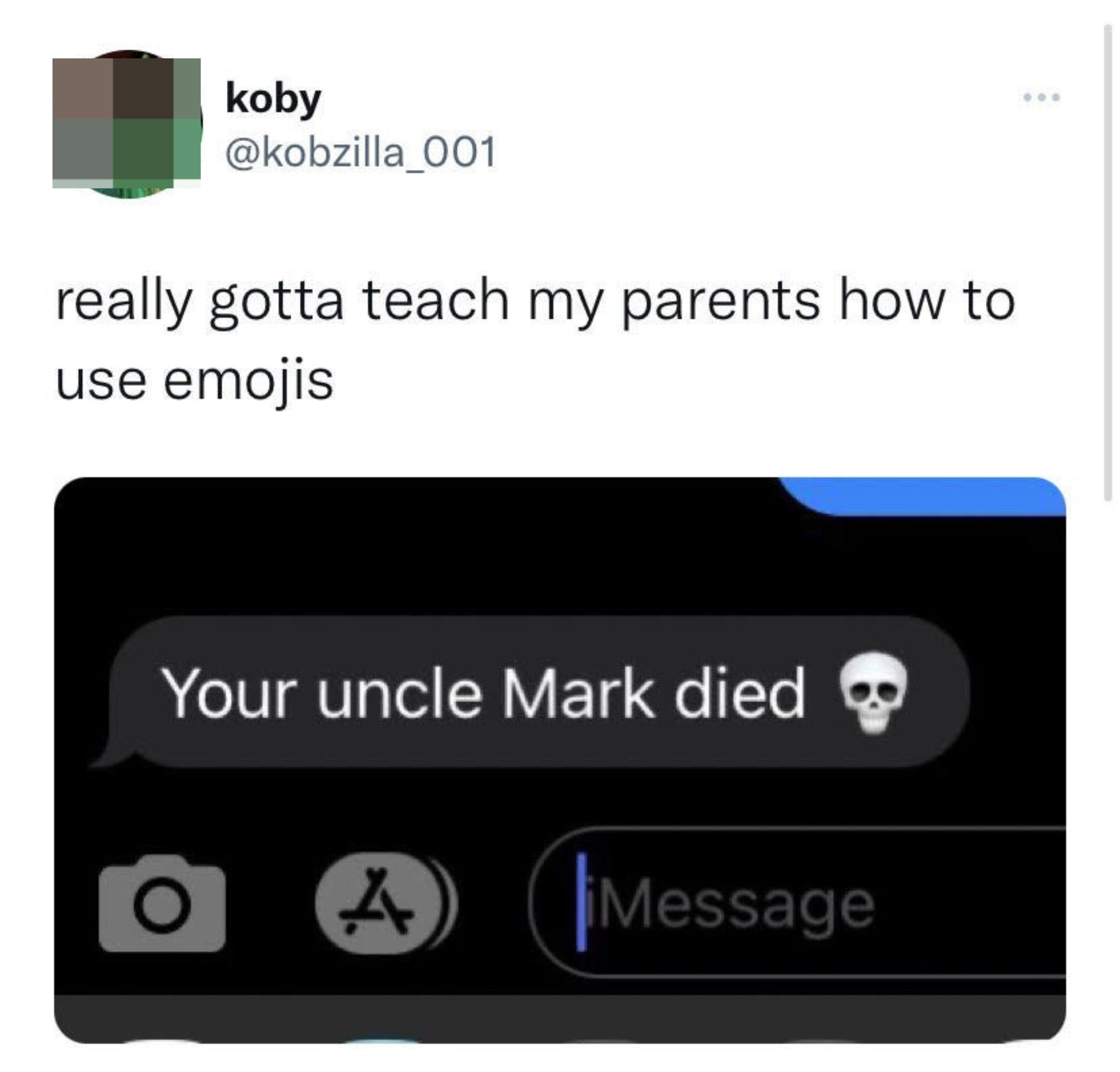 your uncle mark dide
