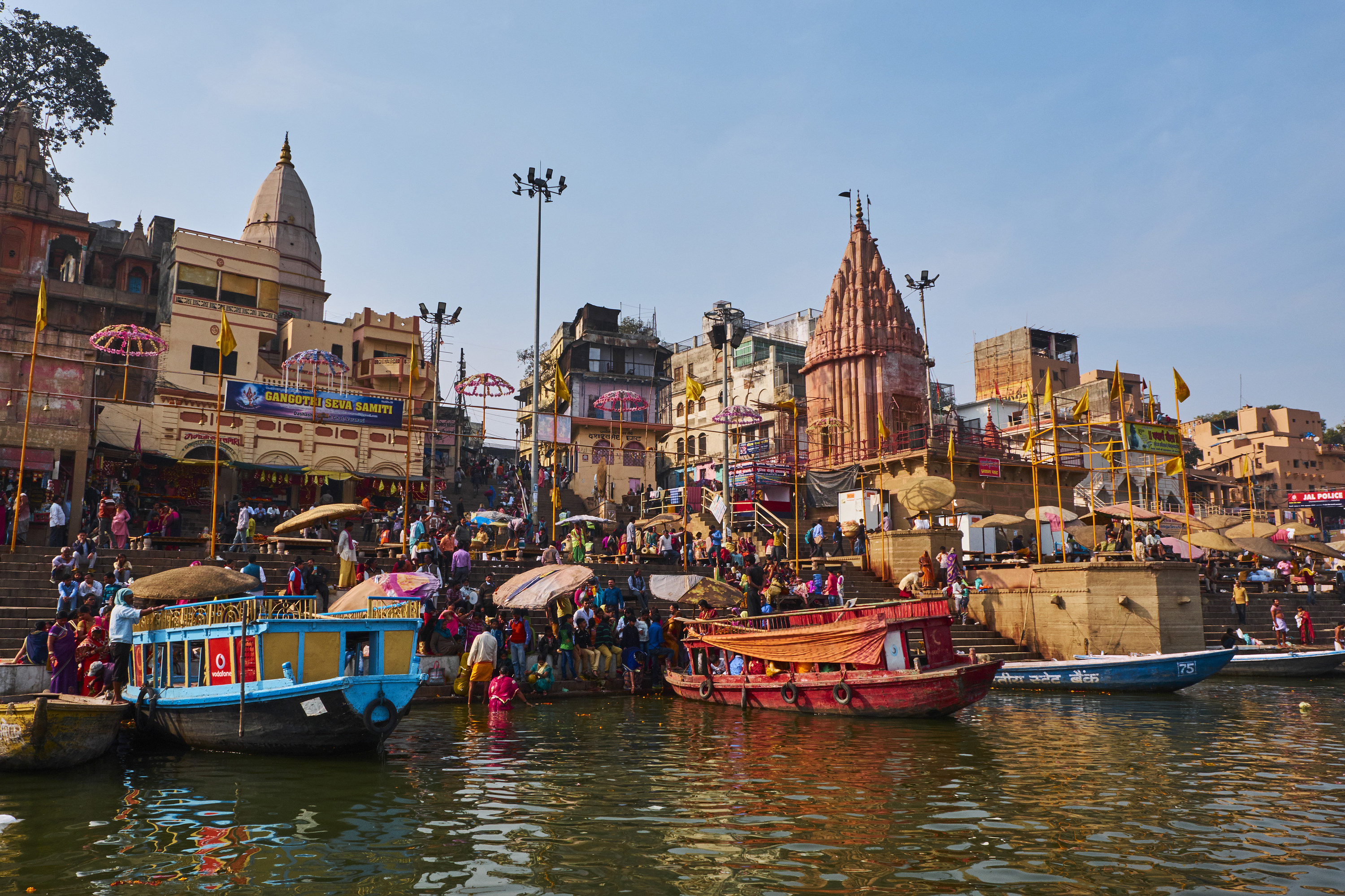 A city on the water in India