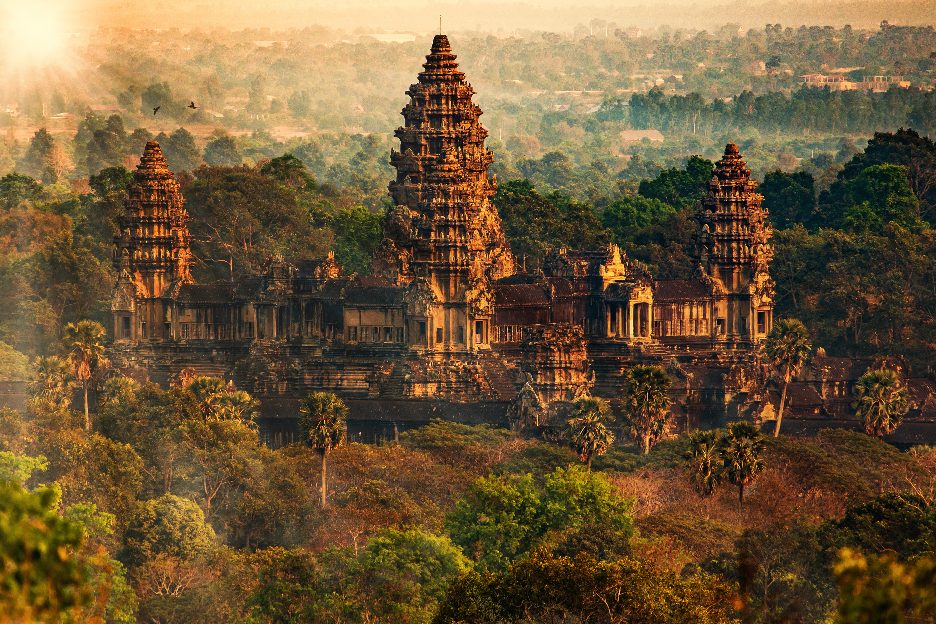 The buildings of Angkor Wat
