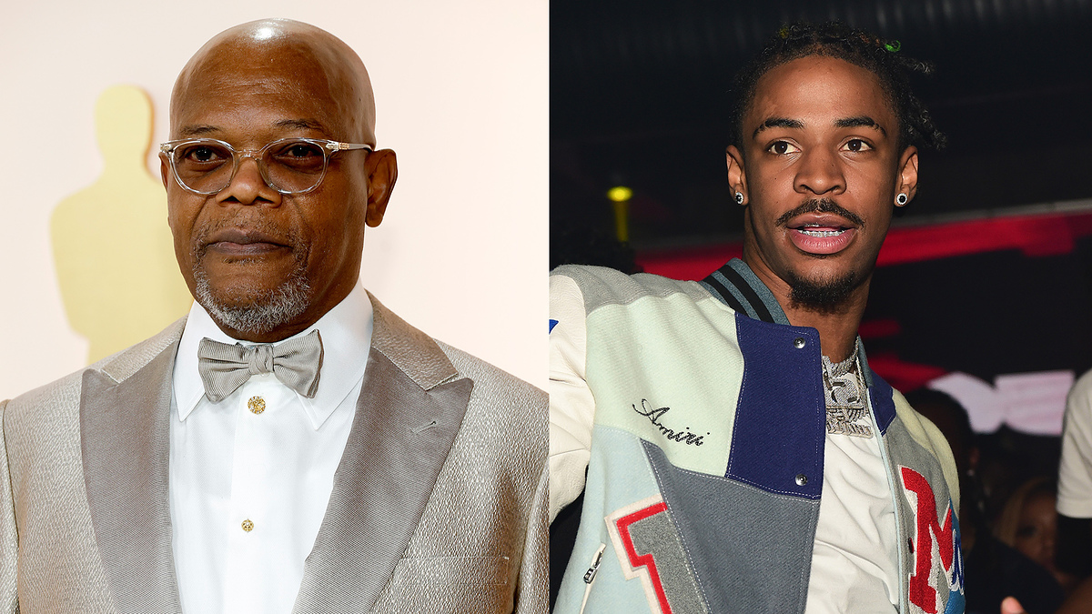 Samuel Jackson reacts to 'Coach Carter' AI with Ja Morant