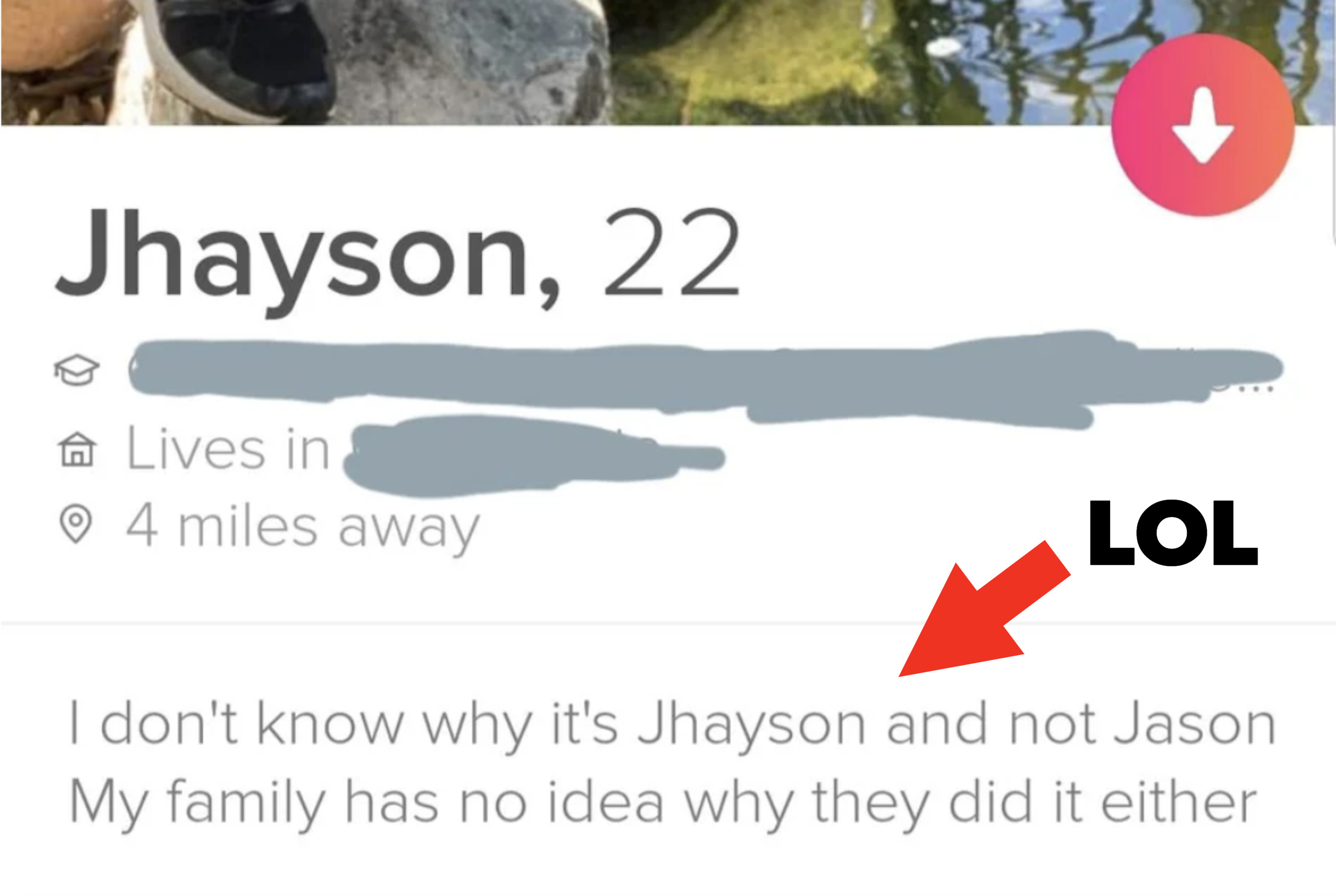 &quot;I don&#x27;t know why it&#x27;s Jhayson and not Jason.&quot;