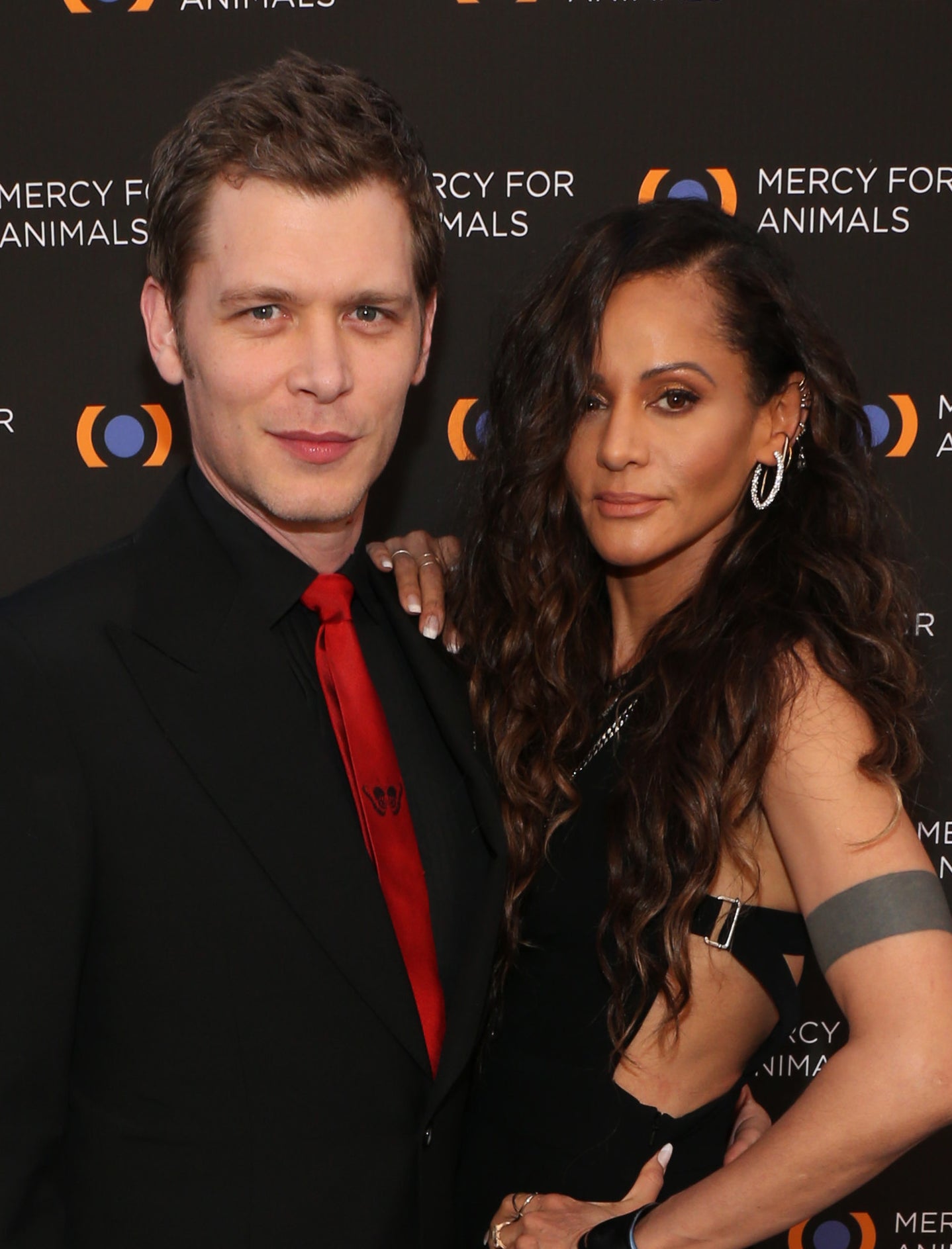 Joseph Morgan and Persia White