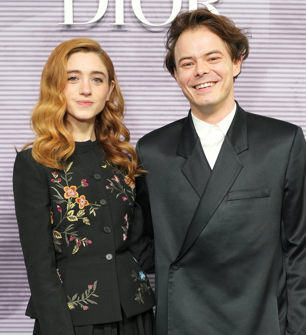 Natalia Dyer and Charlie Heaton