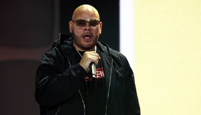 Fat Joe performs on stage during the iHeartRadio Fiesta Latina