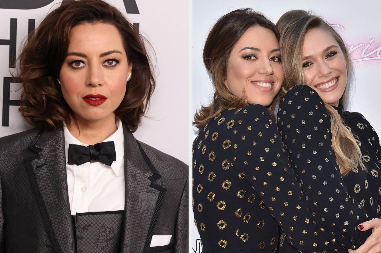 Aubrey Plaza and Elizabeth Olsen
