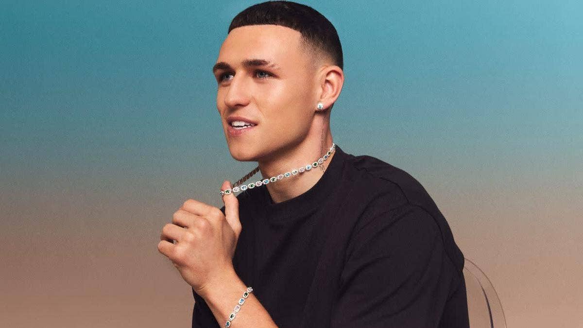 Fred Buckley’s London-based jewellery imprint, Cernucci, has partnered with Man City midfielder Phil Foden for an epic new collection of blinged-out pieces.