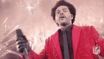 The Weeknd performs for the NFL Super Bowl halftime