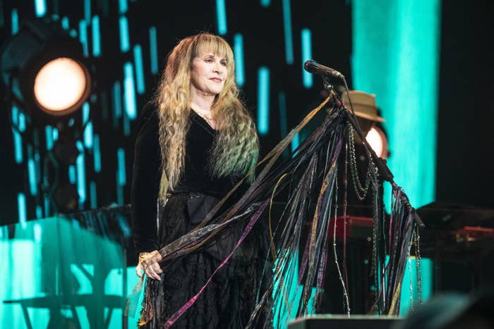 stevie nicks performs on stage