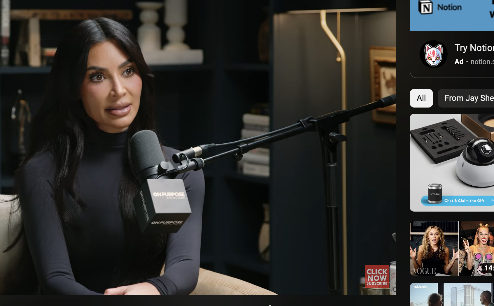 Closeup of Kim Kardashian