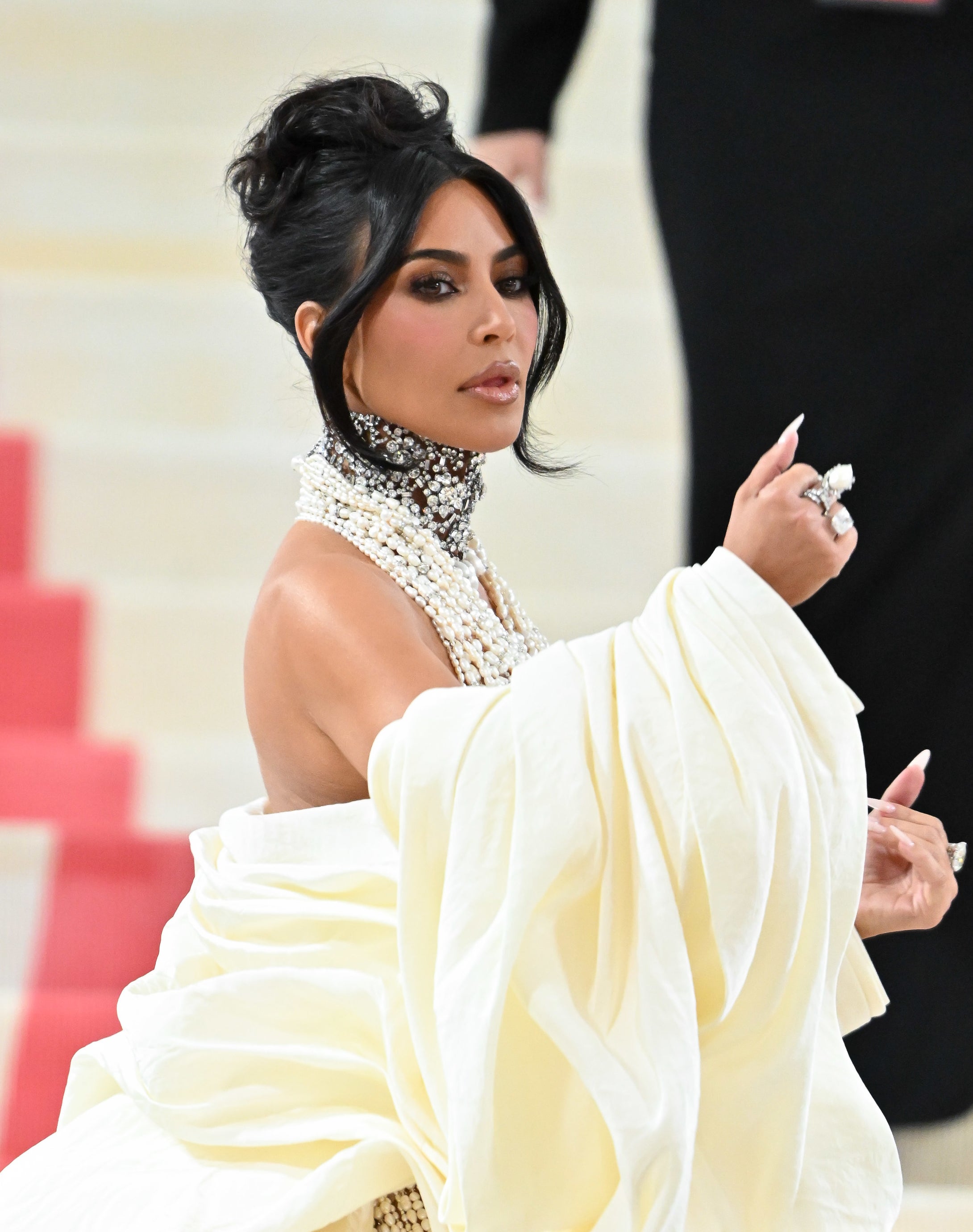 Closeup of Kim Kardashian