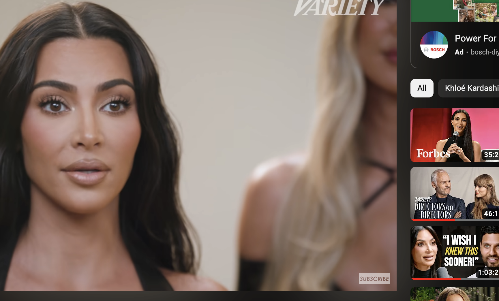 Closeup of Kim Kardashian