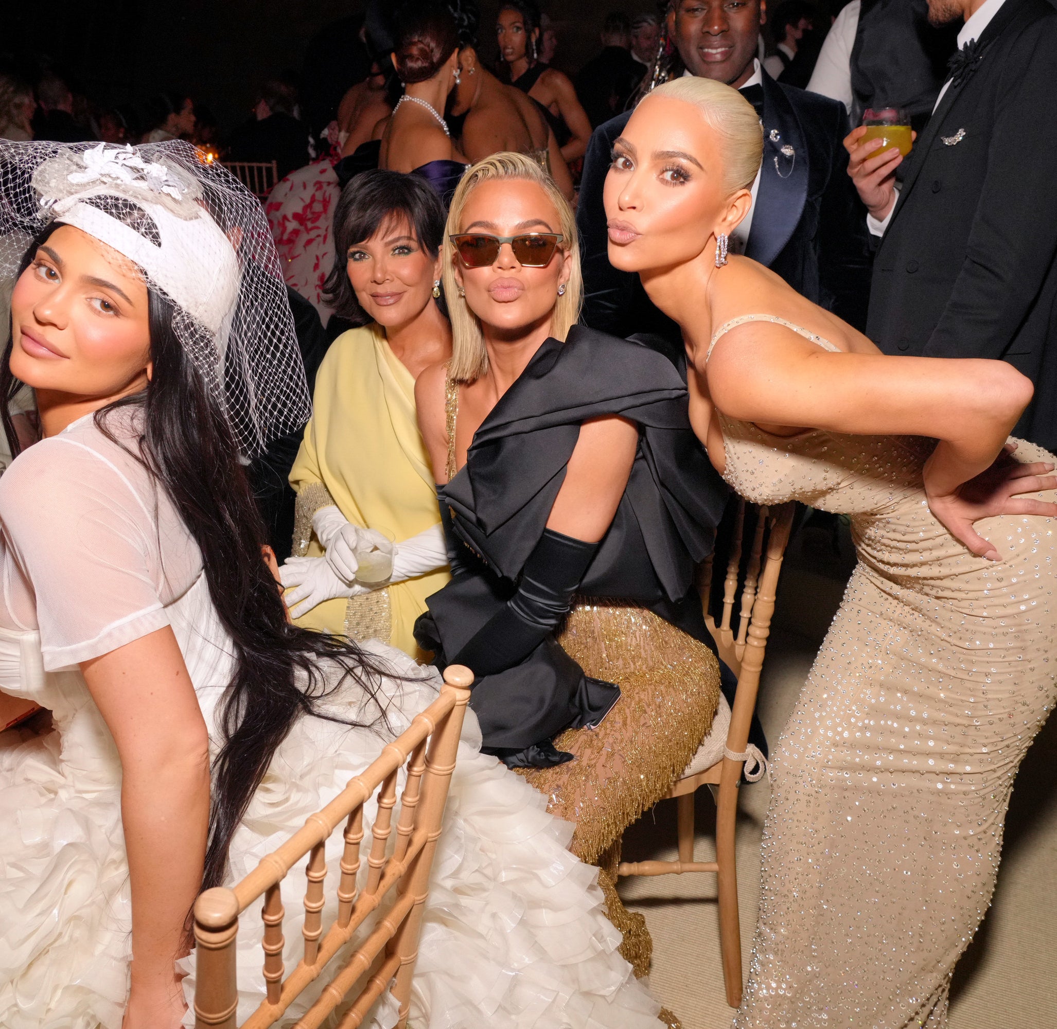 Kyle Jenner, Kris Jenner, Khloe Kardashian, and Kim Kardashian