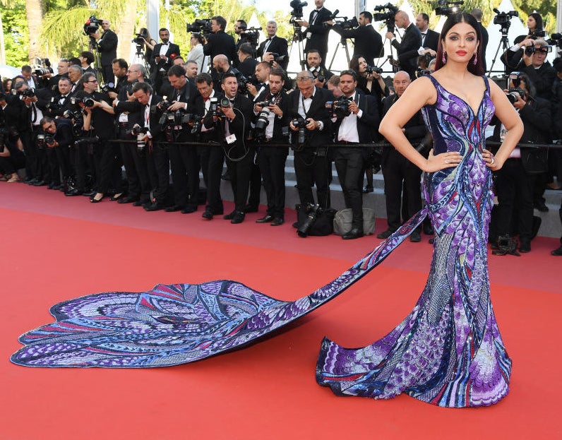 Aishwarya Rai attends the screening of "Girls Of The Sun (Les Filles Du Soleil)" during the 71st annual Cannes Film Festival