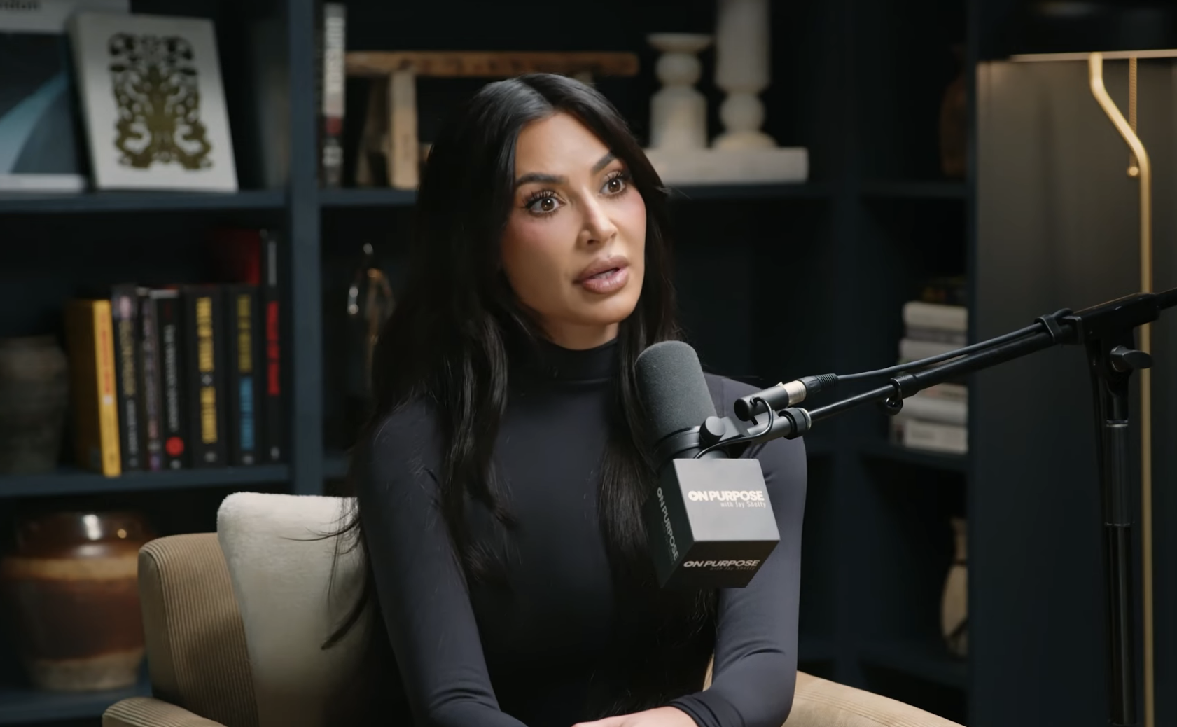 Closeup of Kim Kardashian