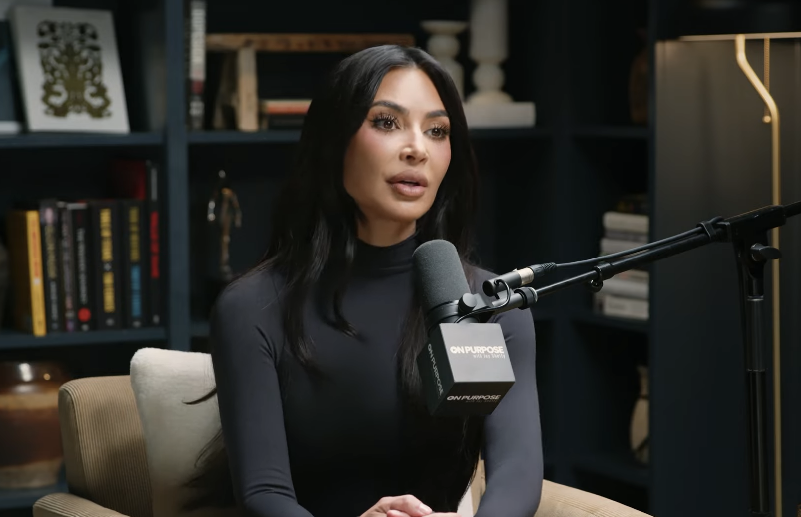 Closeup of Kim Kardashian