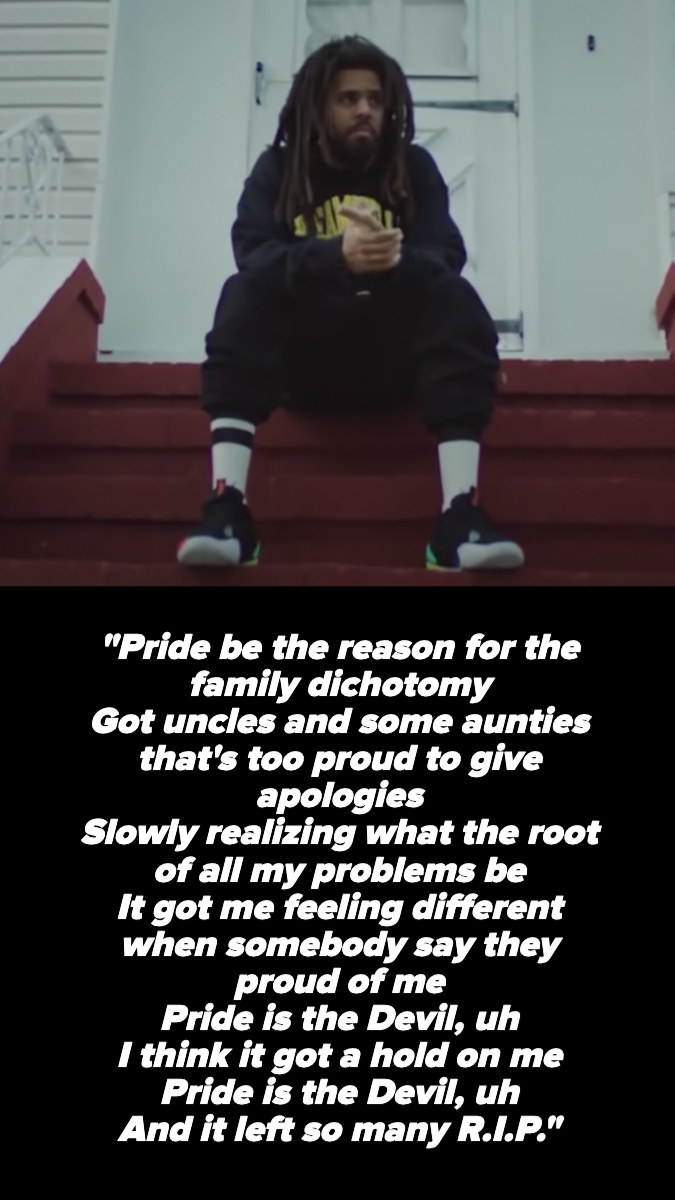 J. Cole and Lil Baby&#x27;s &quot;pride.is.the.devil.&quot; lyrics