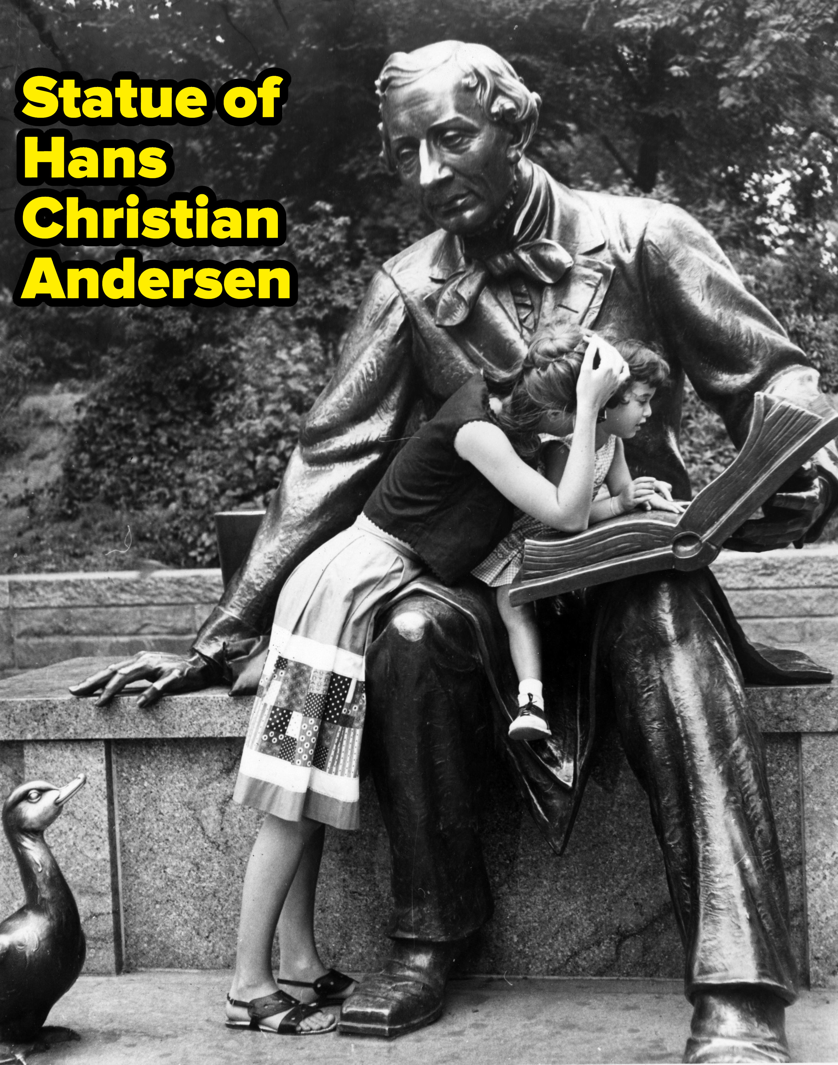 Statue of Hans Christian Andersen
