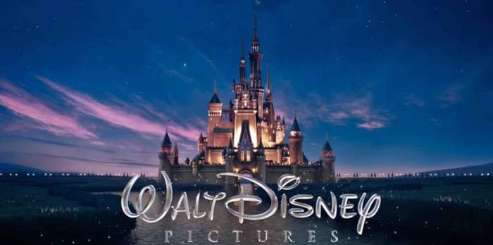 Walt Disney Pictures logo with a fairytale castle and a shooting star arching overhead