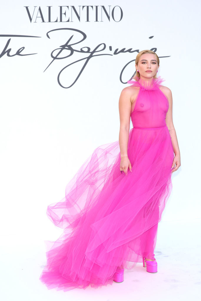 Florence in the dress