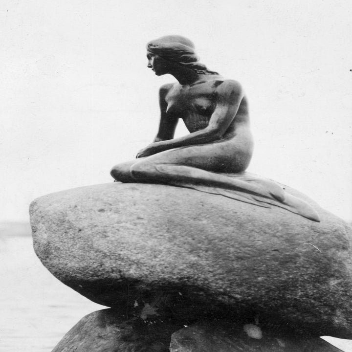 A statue of a mermaid in Copenhagen
