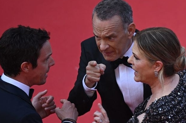 Rita Wilson Revealed What Exactly Was Happening In Those Tom Hanks "Yelling" Pics