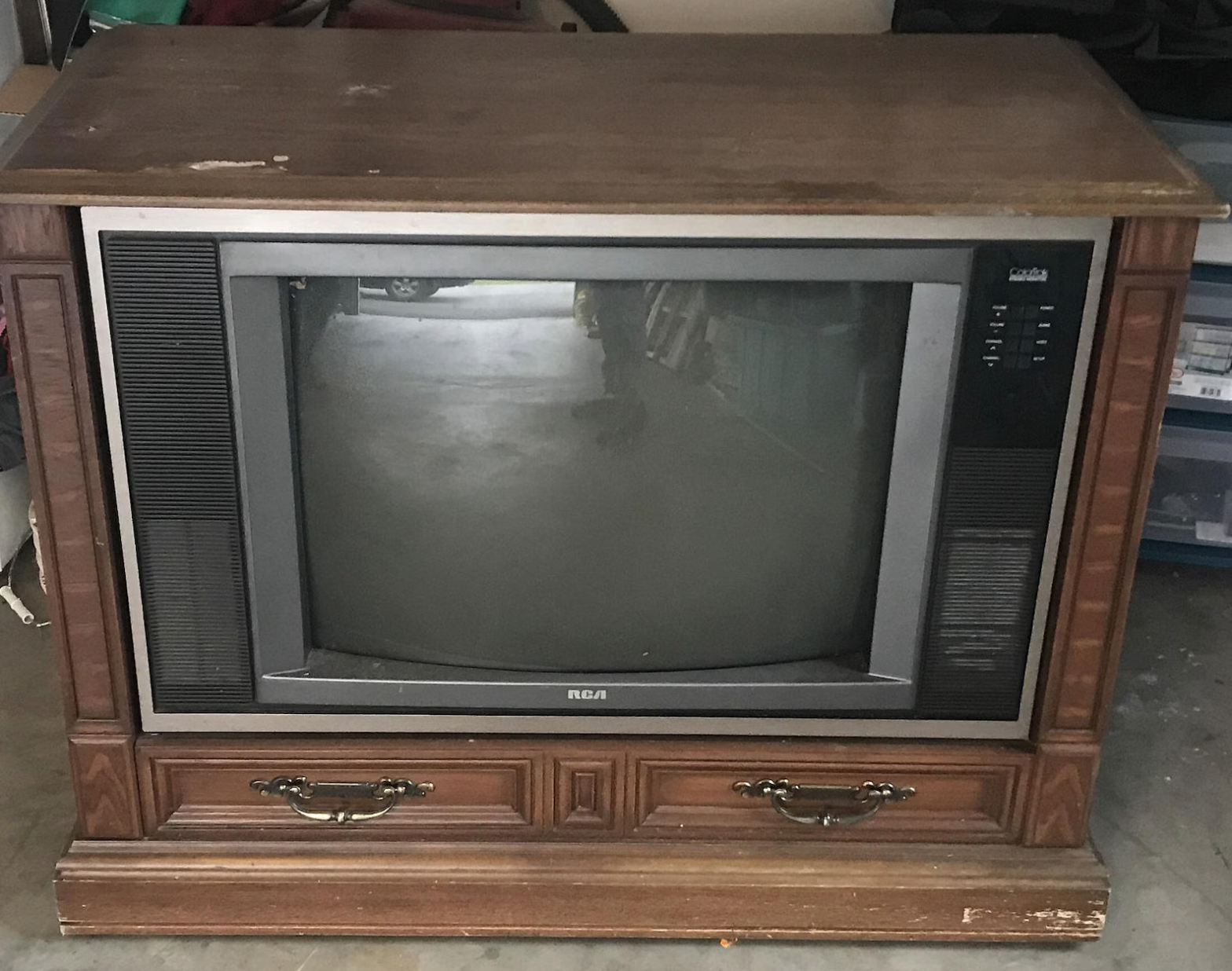 An old TV