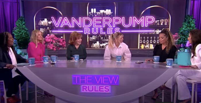 Ariana talking to the ladies of The View
