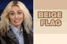 Better than a red flag, but not exactly a green flag, either. Just beige!