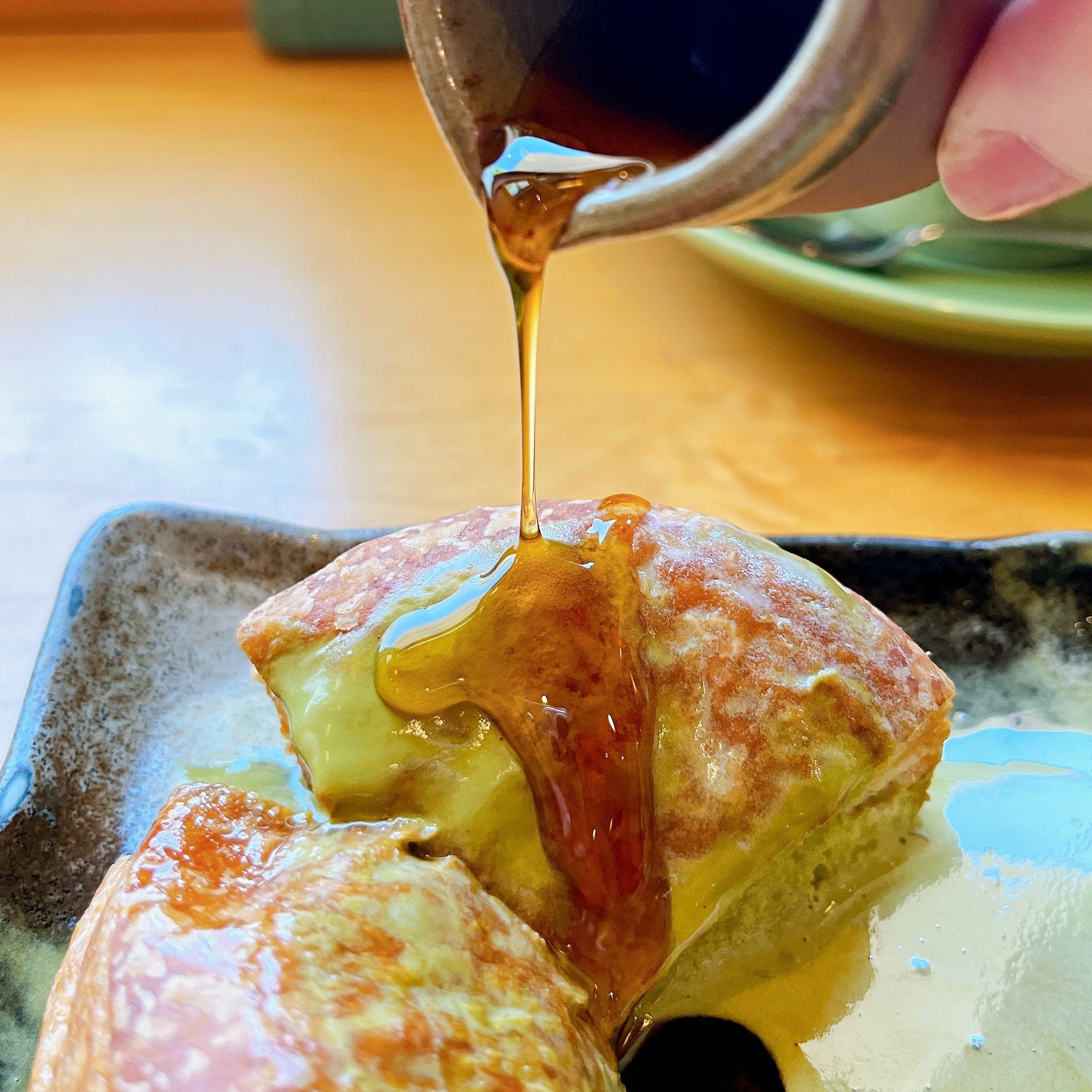 コメダ和喫茶 おかげ庵おすすめのスイーツ「抹茶ミックスミニシロノワール」